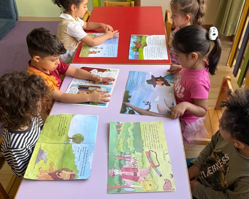 Kitap okuma etkinliği - Cevizlidere, Çankaya kreşi